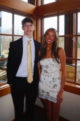 Light Yellow Strapless Sequin Floral Mini Dress