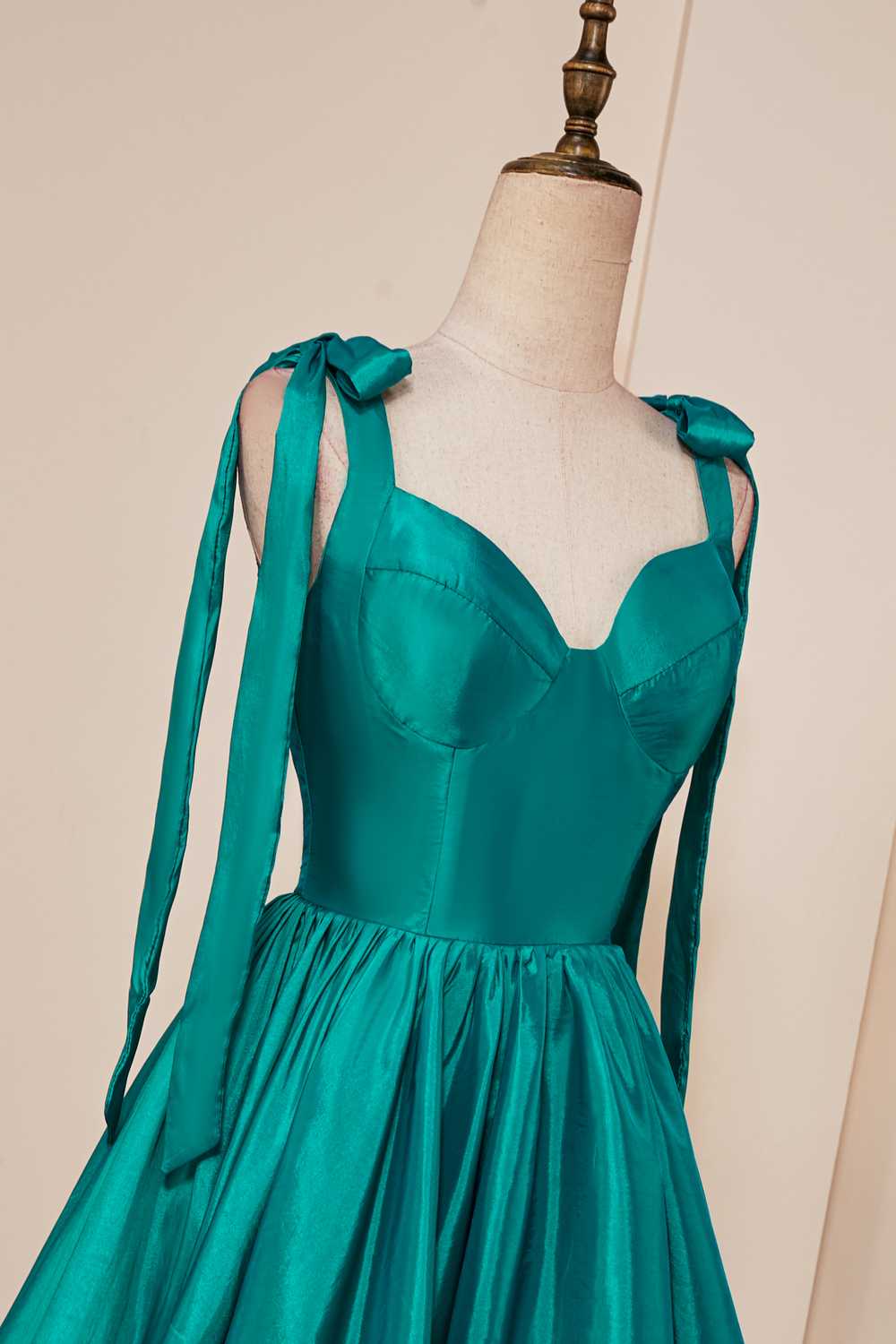 Turquoise Straps A-line Short Homecoming Dress