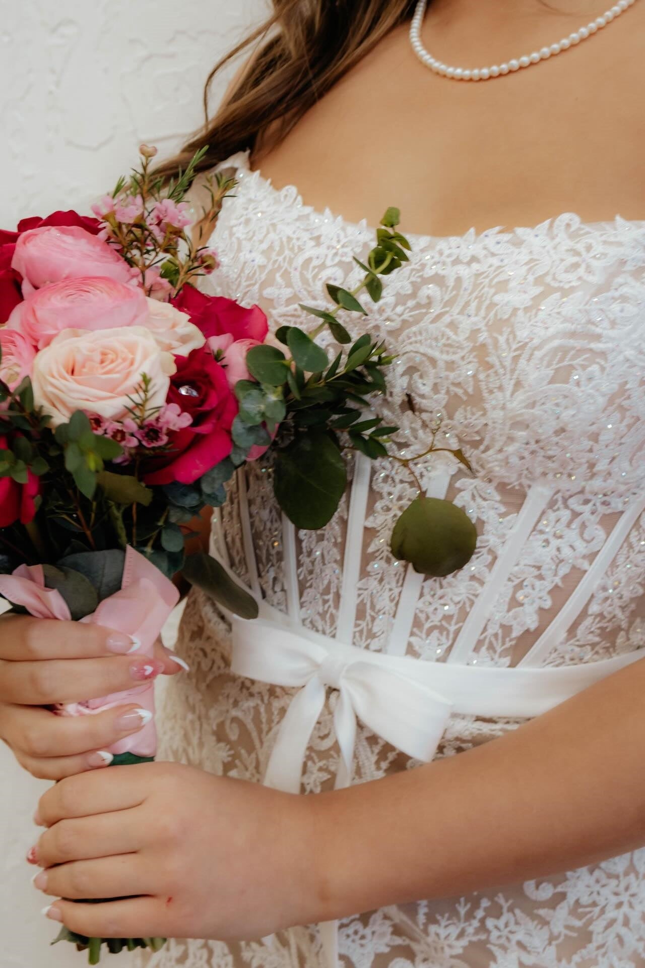 White Off-the-shoulder Lace Mini Dress