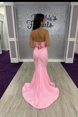 Keyholes Yellow Mermaid Long Formal Dress