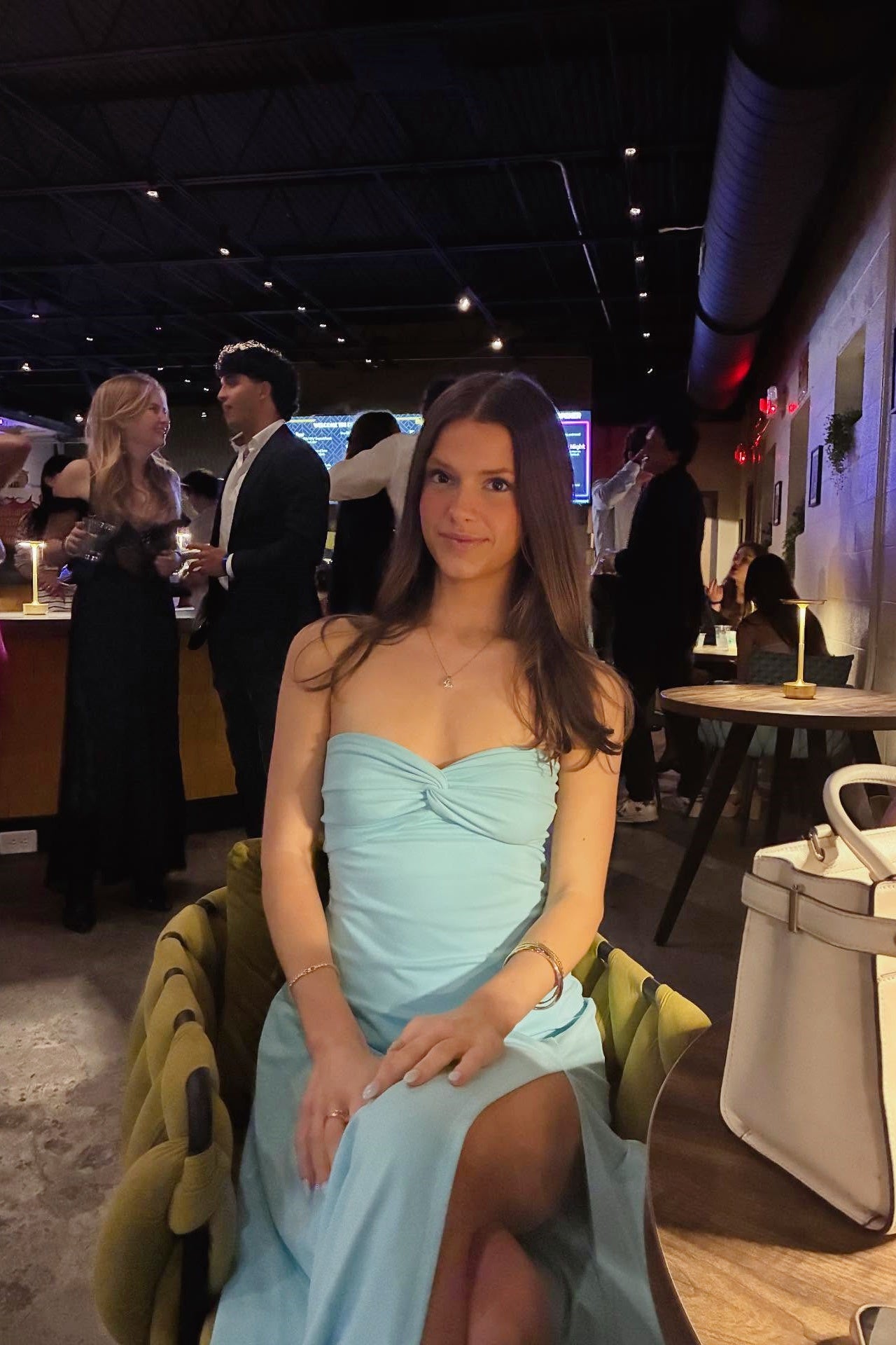 Blue Sweetheart Ruced Fitted Long Maxi Dress