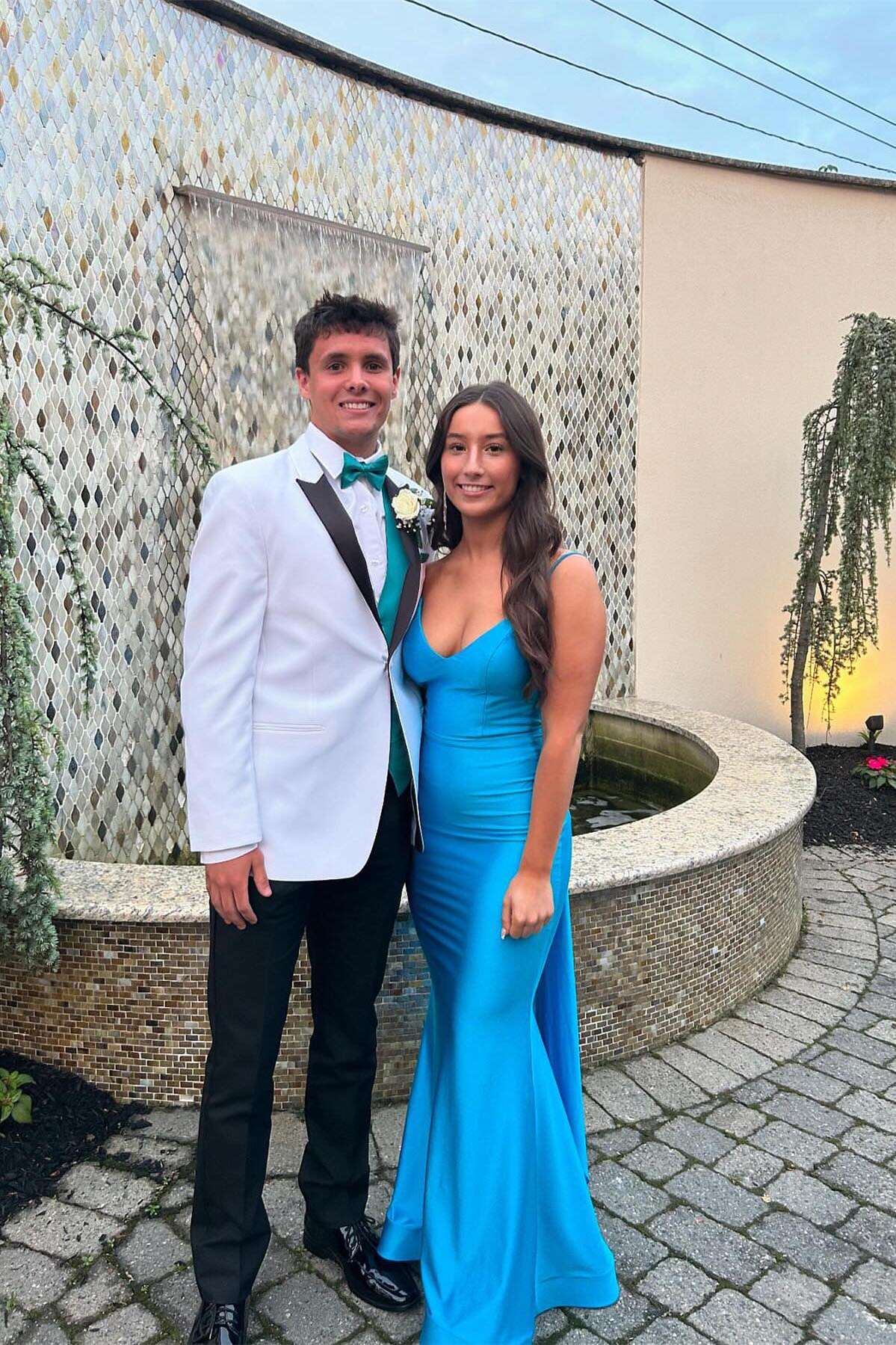 V Neck Lavender Mermaid Long Formal Dress